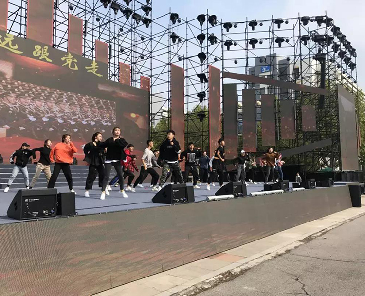 山東省大學生校園最美歌聲大賽舞臺音響工程